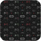 Retro Video Game for Leather Coasters Set of 4, Tabletop Protection Drink by Unknown