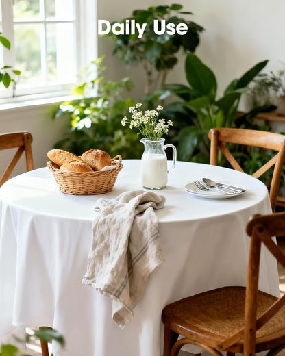 Pureegg Plastic Table Cloth Disposable 12 Pack, Decorative Tablecloths - Image 9