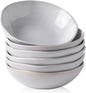 AmorArc Ceramic Cereal Bowls Set of 6, 24 oz Handmade Stoneware Bowls Set for Cereal Soup Salad, Stylish Kitchen bowls for Meal, Dishwasher & Microwave Safe, Reactive Color