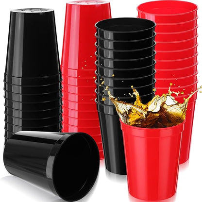 Yungyan 50 Pack 16 oz Stadium Cups Reusable Plastic Cups Blank Drink Stadium by Yungyan