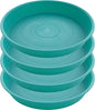 4 Pack of 16 inch Plant Saucer, Heavy Duty Plastic Plant Tray by Bleuhome