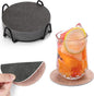 Faux Leather Drink Coasters by Chitomars