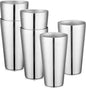 Beasea Stainless Steel Cups 19 oz, 6 Pack Large 18.6oz 550ml Stainless Steel by Beasea