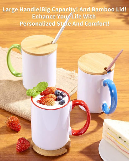 RAINBOWTIE 12PCS 15oz Sublimation Mugs - Image 4