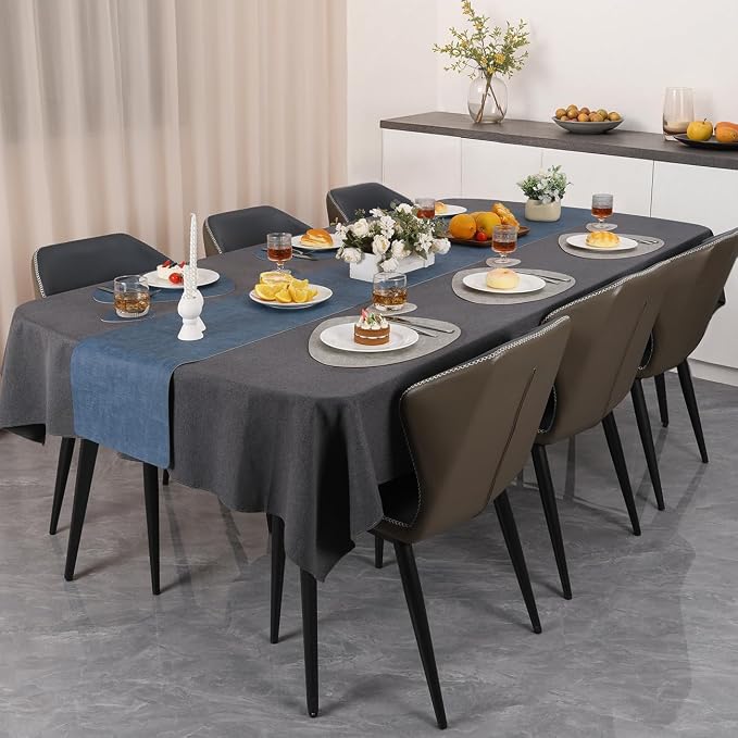 Faux Leather Placemats Set of 6, Dual Sided - Image 3