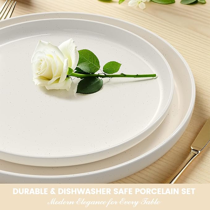 Plates and Bowls Sets, Scratch Resistant Dinnerware Sets - Image 3
