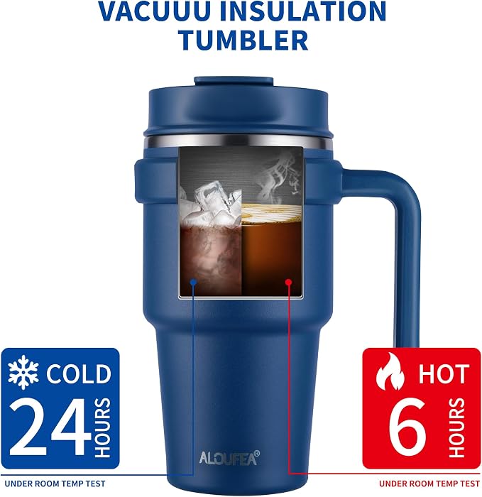 20 oz Insulated Travel Coffee Mug Tumbler - Image 5