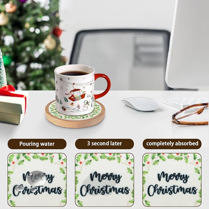 Christmas Coasters Set of 4 - Image 4