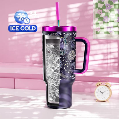 Meoky Glow in the Dark Tumbler: 40 oz Tumbler - Image 2
