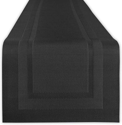 DII PVC Tabletop Collection Woven Indoor/Outdoor, Table Runner by DII