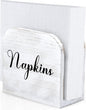 ALELION White-washed Wood Napkin Holder by ALELION