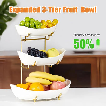 Ceramic Fruit Bowl for Kitchen Counter - Image 3