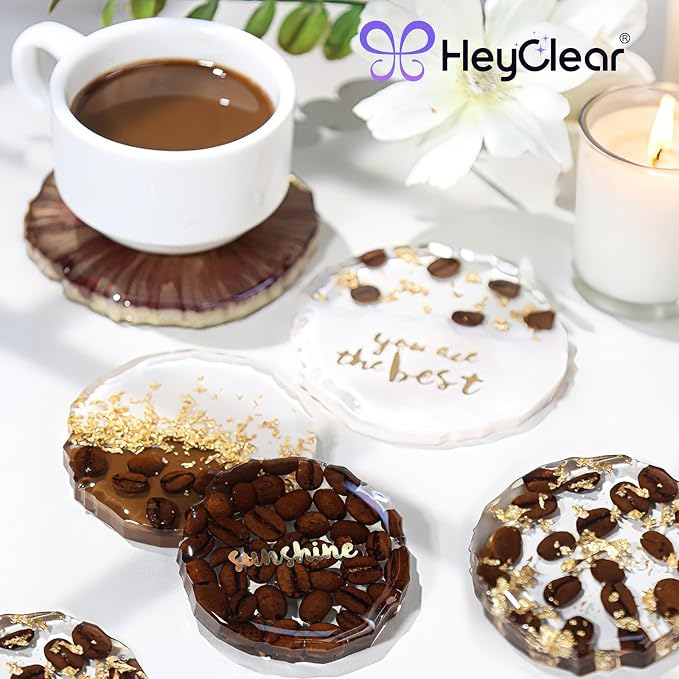 HeyClear 8-Cavity Coaster Resin Molds - Image 3