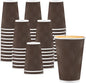 BYSNOW 90 Pack 16 oz Coffee Cups, Insulated Disposable Hot Paper Cups | by BYSNOW