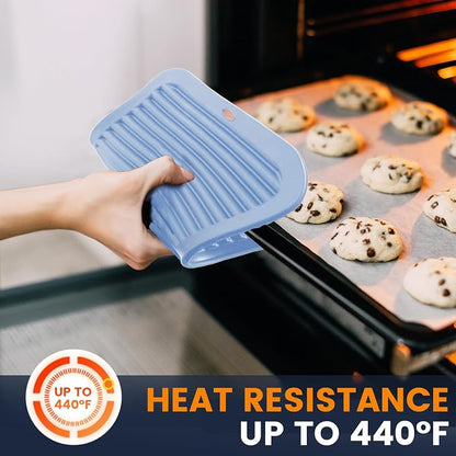 Silicone Trivet Mats 2 Heat Resistant Pot Holders Multipurpose Non-Slip Hot Pads - Image 7