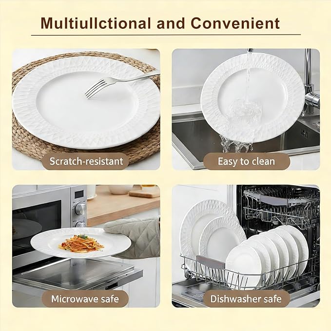 16 Piece Bone China Dinnerware Sets - Image 6