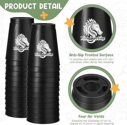 Libima 48 Pcs Sports Stacking Cups Set Stacking Cup Classic Games Speed - Image 5