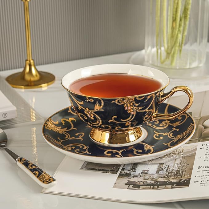 Bone China Cup& Saucer Set - Image 5