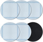Light Blue Grid Coasters Set of 6 Absorbent Coasters by Unknown