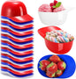 Fasmov 30 Pack Baseball Helmet Ice Cream Snack Bowl, 8 oz Mini Baseball Cap by Fasmov
