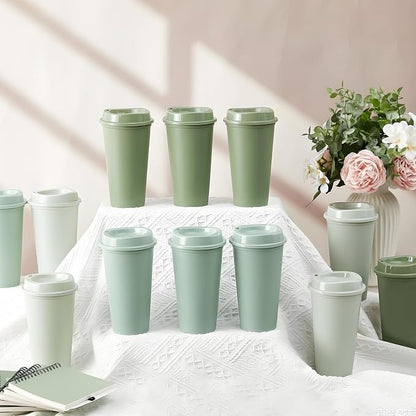 FillTouch 12 Pcs 16 oz Reusable Coffee Cups - Image 4