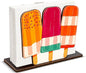 Ice Cream Decor Wood Napkin Holder by Unknown