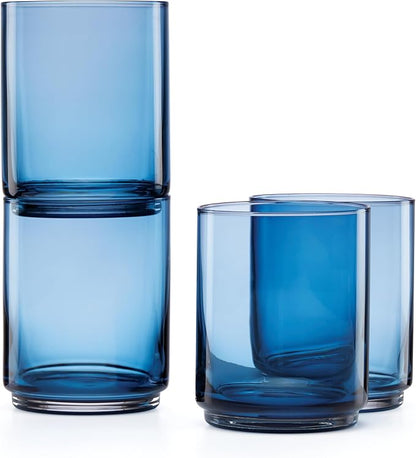 Lenox 894462 Tuscany Classics Stackable 4-Piece Tall Glasses, 14 oz by Lenox