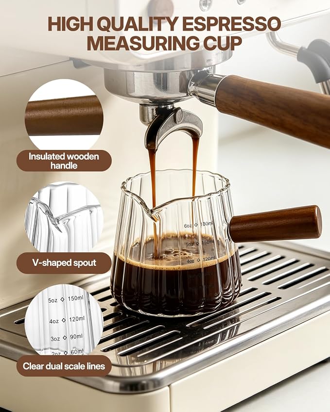 2 PCS 6OZ Glass Espresso Cups - Image 3