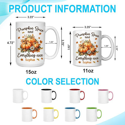 Hyturtle Personalized Fall Autumn Mug Gifts - Image 4