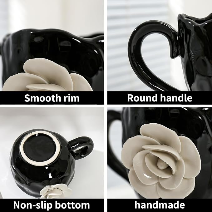 Cute Ceramic Coffee Cups, Unique Fancy Tea Cups - Image 5