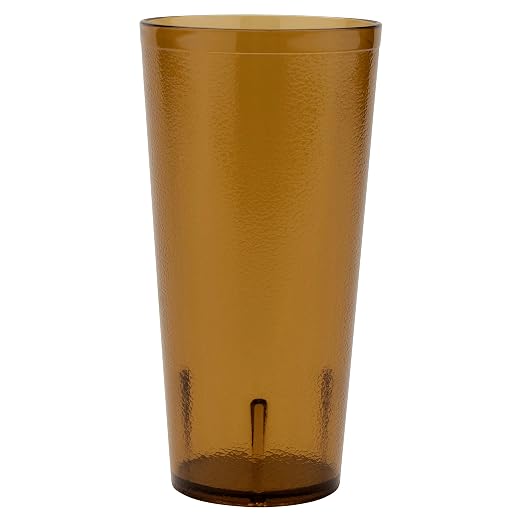 GET 24 oz Amber Plastic Tumbler by GET