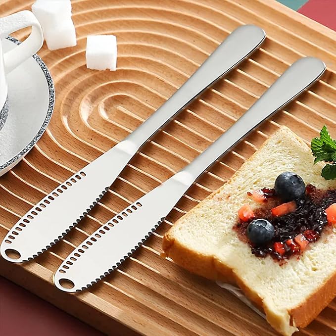 2-Pack Stainless Steel Butter Knives - Image 2