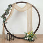 Efavormart 20ft Beige Gauze Cheesecloth Wedding Arch Drapery Fabric, Extra Long by efavormart