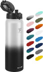 Fanhaw 40 oz Insulated Stainless Steel Water Bottle by FANHAW