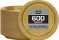 Hanna K. Signature Gold Plastic Plates 10 Inch 600 Count – Heavy Duty by HannaKSignature