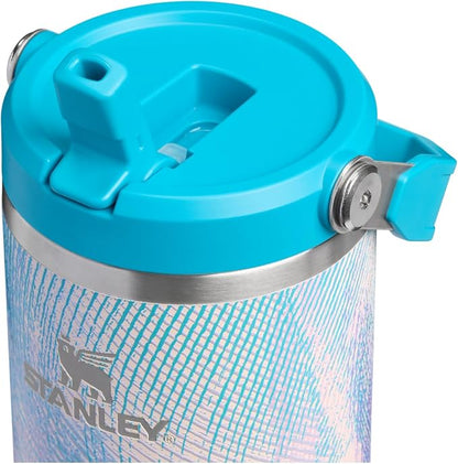 STANLEY IceFlow 2.0 Flip Straw Tumbler, 30 oz, Sea Glass Plume | Easy Carry - Image 2