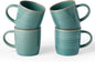 famiware Coffee Mugs Set of 4, Meteor 13 oz Ceramic Mug Cup Set by Famiware