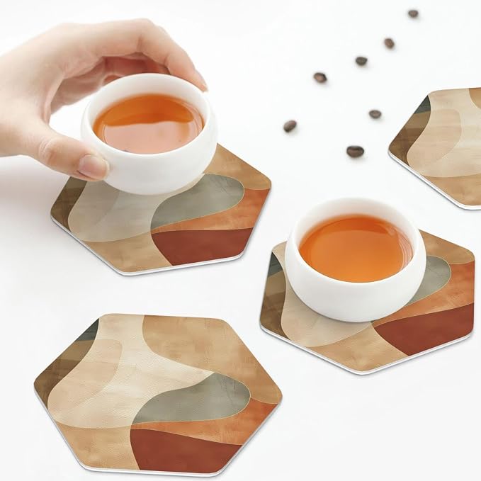 Minimal Abstract Shapes Print Coasters - Image 8