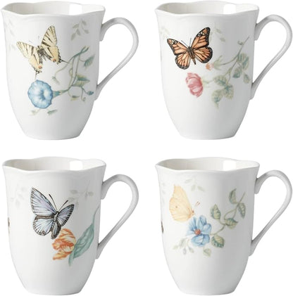 Lenox Butterfly Meadow Porcelain Mug Set by Lenox