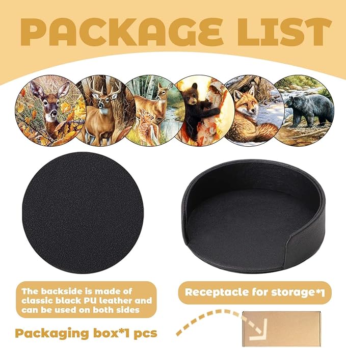 Coasters Set of 6 - Image 6