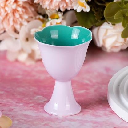 KAMMAK Ceramic Tea Cups Set of 2, 1.3 oz, Vintage Small Teacups, 717N | Hand - Image 4