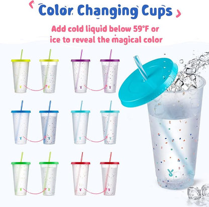 Meoky Confetti Color Changing Cups - Image 2