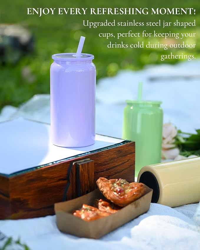 16 oz Sublimatable Tumbler, Insulated Tumbler - Image 6