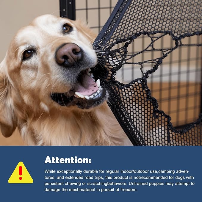 36 Inch Portable Travel Dog Crate Blue - Image 3