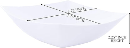 PLASTICPRO Disposable 32 ounce Square Serving Bowls, Party Snack or Salad Bowl - Image 2