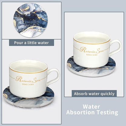 Coasters Set of 6, Coffee Table Decor - Image 2