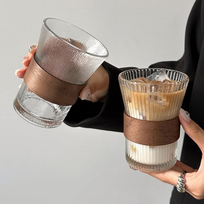 Polka Dots Glass Coffee Mug | 2-Pack - Image 2