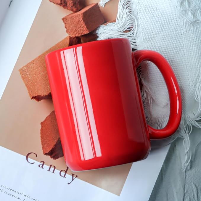 16 OZ Coffee Mug, Classic Blank Ceramic Cup - Image 4