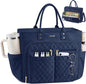 LOVEVOOK Tote Bag for Women, Teacher Nurse Work Laptop Bag, Quilted Bible by LOVEVOOK