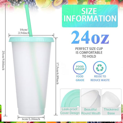 Honeydak 60 Pack Tumbler with Straw and Lid Bulk Cups - Image 4